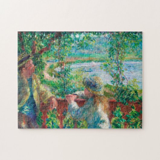 Puzzle Près du lac par Renoir Impressionist Painting (Horizontal)