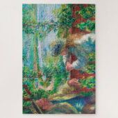 Puzzle Près du lac par Renoir Impressionist Painting (Vertical)