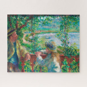 Puzzle Près du lac par Renoir Impressionist Painting