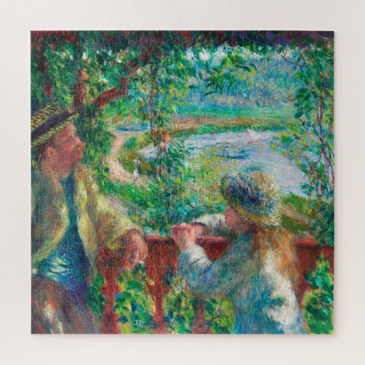 Puzzle Près du lac par Renoir Impressionist Painting (Vertical)