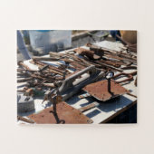 Puzzle Présentation d'outils anciens | Scène de marché de (Horizontal)
