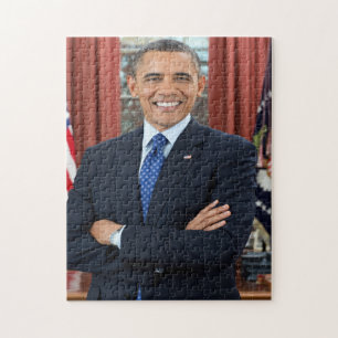 Puzzle President Barack Obama Portrait