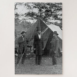 Puzzle Président Lincoln à Antietam Maryland Guerre de Sé