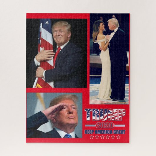 Puzzle Président Trump - Trump 2020 (Vertical)
