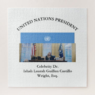 PUZZLE #PRESIDENTDESNATIONSUNIES DR. #LAURAHCASTILLOS ESQ