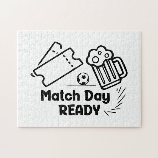 Puzzle Prêt pour le jour du match (Horizontal)