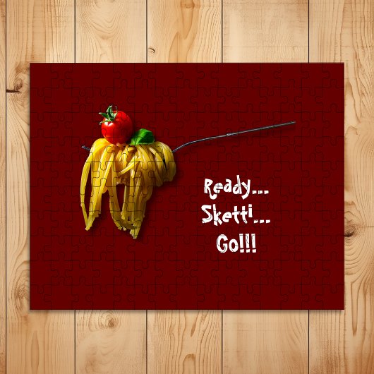 Puzzle Prêt Sketti Go Fork de Spaghetti Italien