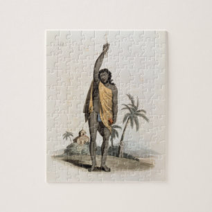 Puzzle Prêtre indou, pub. par Edouard Orme, 1804 (litho)