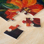 Puzzle Pretty Impasto Macaw Parrot | Blank (Côté)