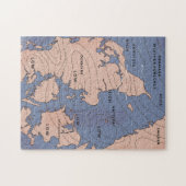 Puzzle Prévisions météo vintage Danemark (Horizontal)
