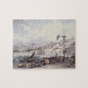 Puzzle Pria grand, Macao, c.1850 (litho de couleur)