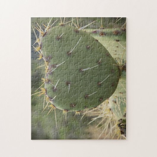 Puzzle Prickly Pear Heart (Vertical)