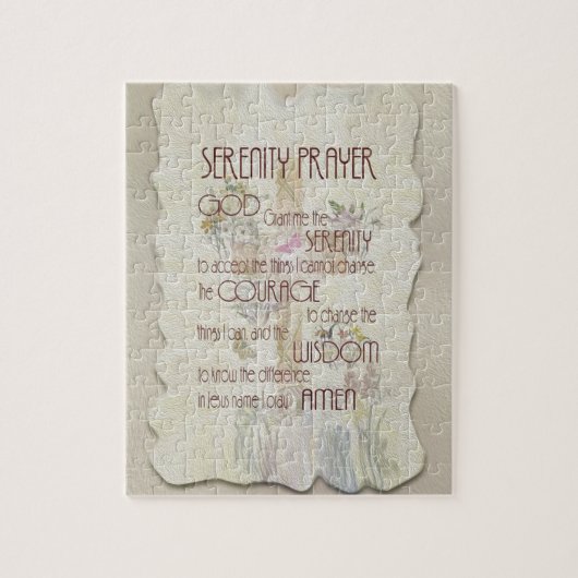 Puzzle Prière de sérénité (Vertical)