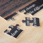 Puzzle Prière de sérénité - coucher du soleil (Côté)