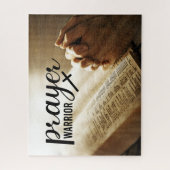 Puzzle PRIÈRE GUERRIER Open Bible Croix chrétienne (Vertical)