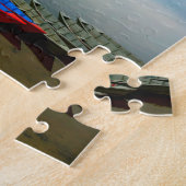 Puzzle Prière Sérénité Avec Vue Panoramique Du Lac Phewa (Côté)