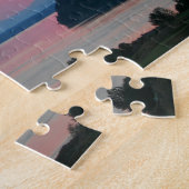 Puzzle Prière Serenity Coucher de soleil sur la mer rose (Côté)