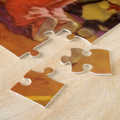 Puzzle Prières au coucher, Fille avec chiot, Religion Vin (Côté)