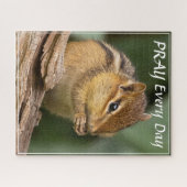 Puzzle Priez chaque jour Chipmunk (Horizontal)