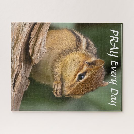 Puzzle Priez chaque jour Chipmunk (Horizontal)