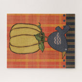 Puzzle Prim Crow sur Citrouille | Automne (Horizontal)