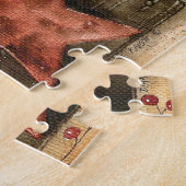 Puzzle primitif de panier de pain d'épice et de (Côté)