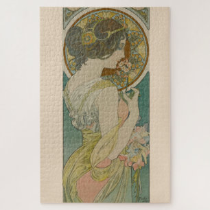 Puzzle Primrose par Alphonse Mucha (1899)