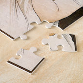 Puzzle Primroses et plume, Mucha (Côté)