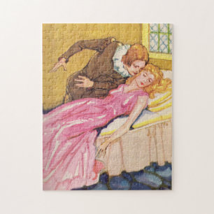Puzzle Prince Charming baiser Beauté dormante