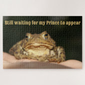 Puzzle Prince Frog ou crapaud juste en attente (Horizontal)