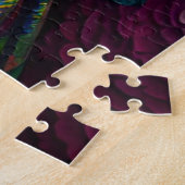 Puzzle Princesse avec robe décorative bleue (Côté)