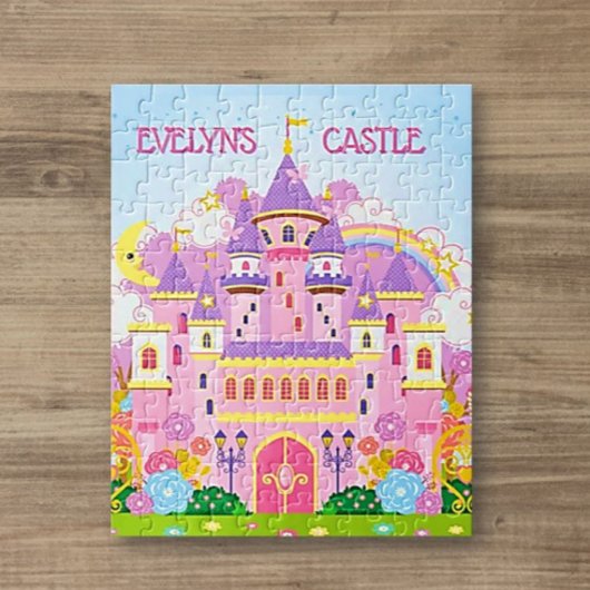 Puzzle Princesse ! Château personnalisé whimsical