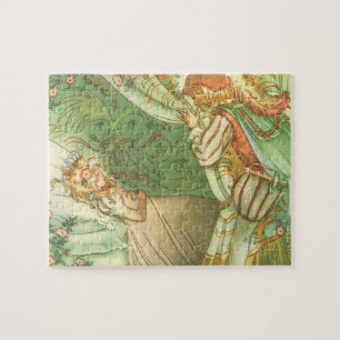 Puzzle Princesse de beauté dormante, Conte de fée Vintage