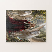 Puzzle Princesse de la Forêt Enchantée des Licornes (Horizontal)