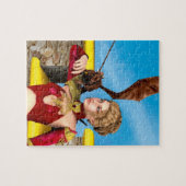 Puzzle Princesse Dragon Fantastique Art Numérique (Horizontal)