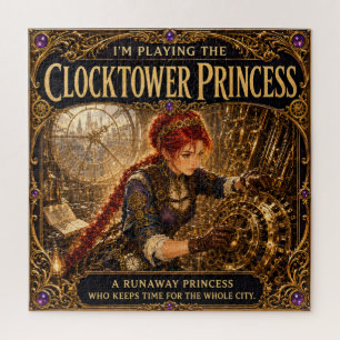 Puzzle Princesse du Clocher Steampunk Héroïne de Jeu de R