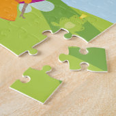 Puzzle Princesse Fairy Little Girl avec arc en ciel et ch (Côté)