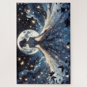 Puzzle Princesse fée au clair de lune, robe céleste (Vertical)