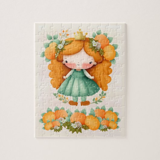 Puzzle princesse orange (Vertical)