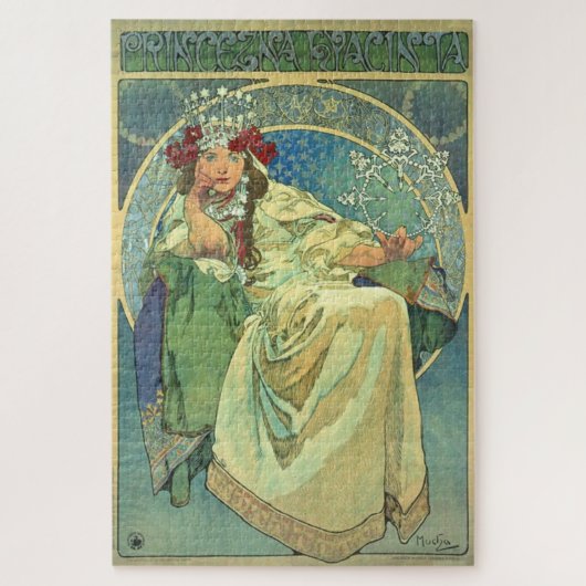 Puzzle Princezna Hyacinth par Alphonse Mucha (Vertical)