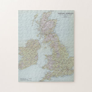 Puzzle Principales routes des îles britanniques