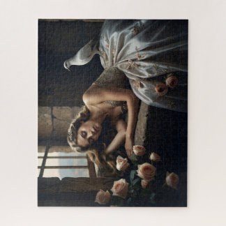 Puzzle Print Cut Sew Bag