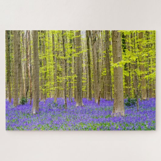 Puzzle Printemps dans la forêt bleue (Horizontal)