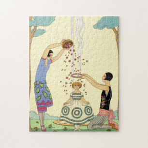 Puzzle Printemps dans l'art déco de la France