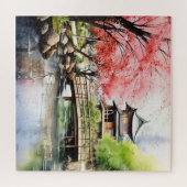 Puzzle Printemps dans le jardin (Horizontal)