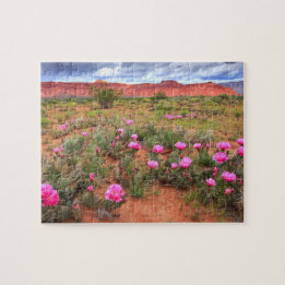 Puzzle Printemps des Cactus du désert du sud de l'Utah