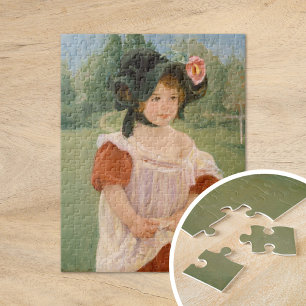 Puzzle Printemps : Margot debout dans un jardin Mary Ca