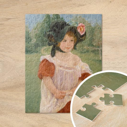 Puzzle Printemps : Margot debout dans un jardin | Mary Ca