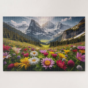 Puzzle Printemps - Paysage Pittoresque à couper le souffl