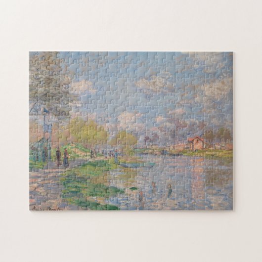 Puzzle Printemps sur la Seine par Monet Impressionniste (Horizontal)